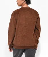 Reebok Classics Brown Corduroy Crewneck Sweatshirt