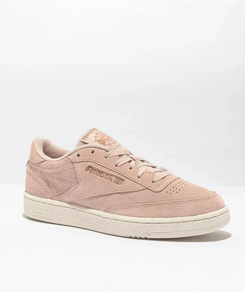 Reebok Club C Double White & Pink Shoes