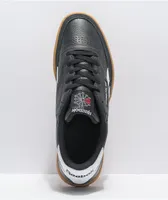 Reebok Club C Black & Gum Shoes