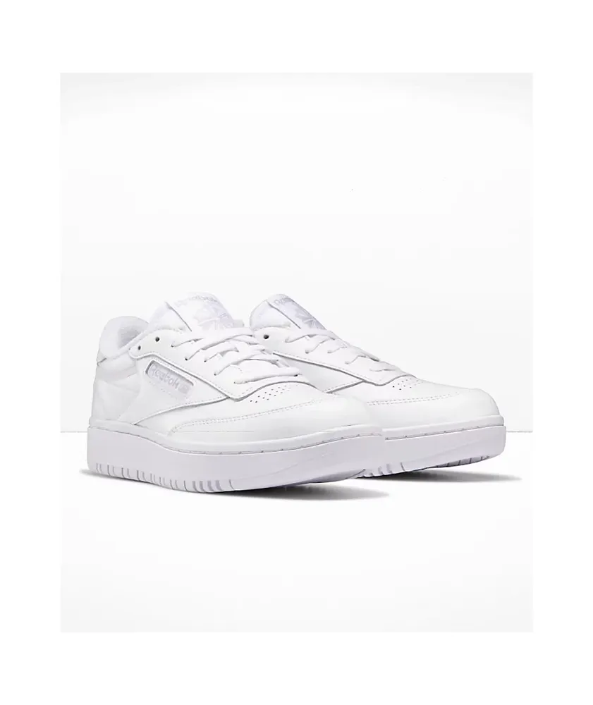 Reebok Club C Double White & Grey Shoes