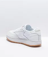 Reebok Club C Double White & Gum Shoes