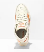 Reebok Club C Forum Chalk & Peach High Top Skate Shoes