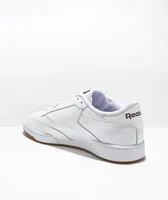 Reebok Club C Foundation White, Burgundy & Gum Shoes