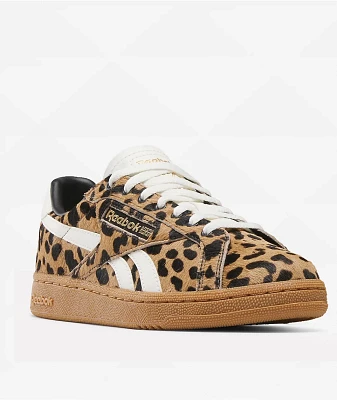 Reebok Club C Grounds UK Cheetah Shoes