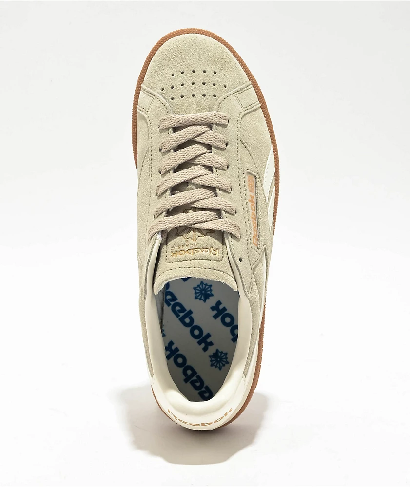 Reebok Club C Grounds UK Classic Beige & Gum Shoes