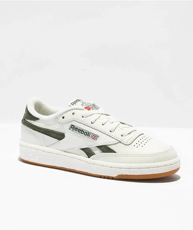 Mens Reebok Club C Revenge Athletic Shoe - White / Navy / Gold