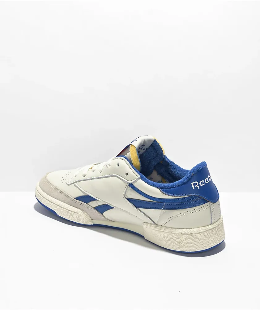 Reebok Club C Vintage Off-White & Blue Shoes