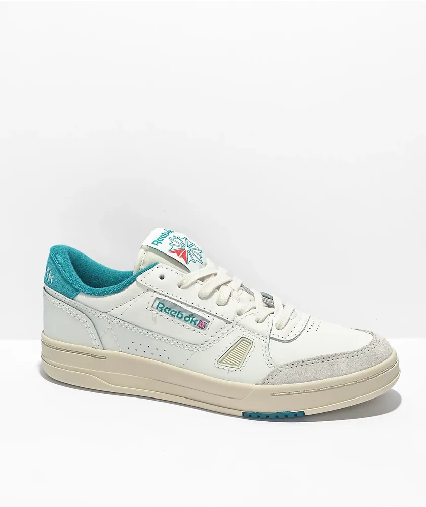 Reebok LT Court Chalk & Seaport Teal Shoes