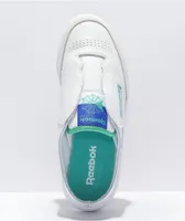 Reebok Laceless White & Blue Mule Shoes