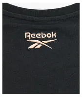 Reebok Palm Tree Black Crop T-Shirt