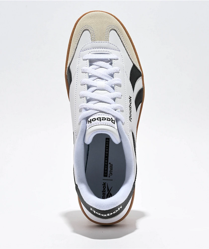 Reebok Smash Edge White, Black & Gum Shoes