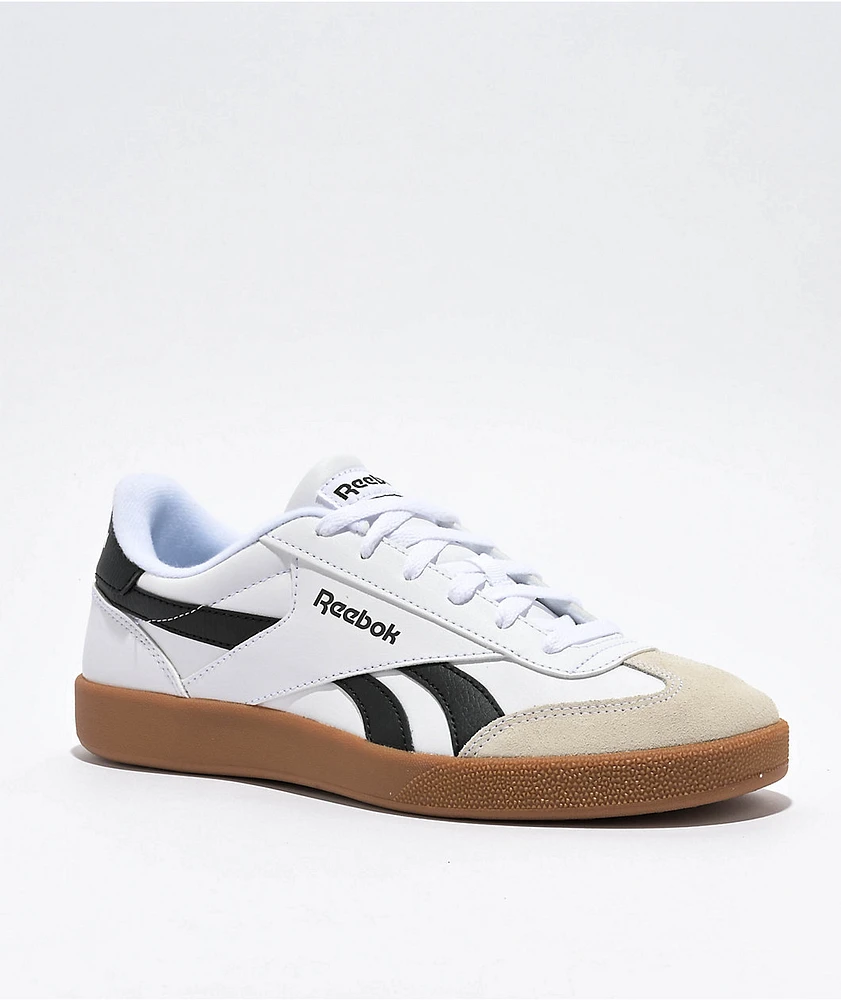 Reebok Smash Edge White, Black & Gum Shoes