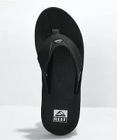 Reef Fanning Black & Silver Sandals
