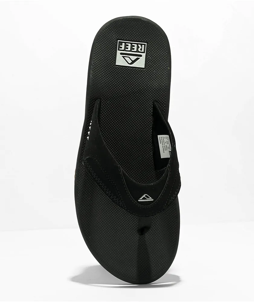 Reef Fanning Black & Silver Sandals