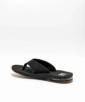 Reef Fanning Black & Silver Sandals