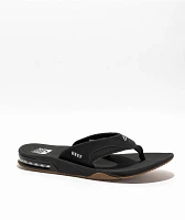 Reef Fanning Black & Silver Sandals