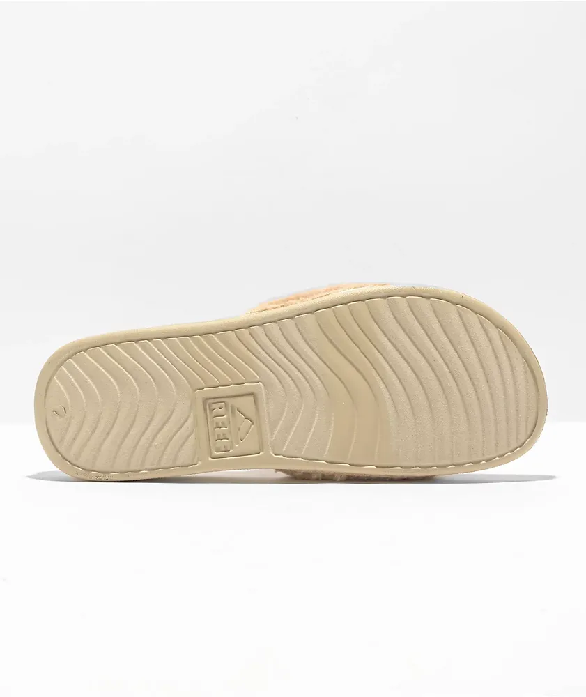 Reef Jacket Stash Tan Slide Sandals