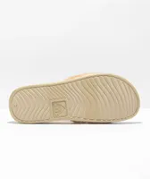 Reef Jacket Stash Tan Slide Sandals