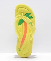 Reef Palm Pool Float Yellow Sandals