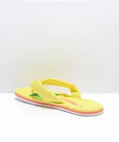 Reef Palm Pool Float Yellow Sandals