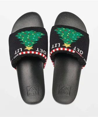 Reef x Lifestyle Tipsy Elves Get Lit Slide Sandals