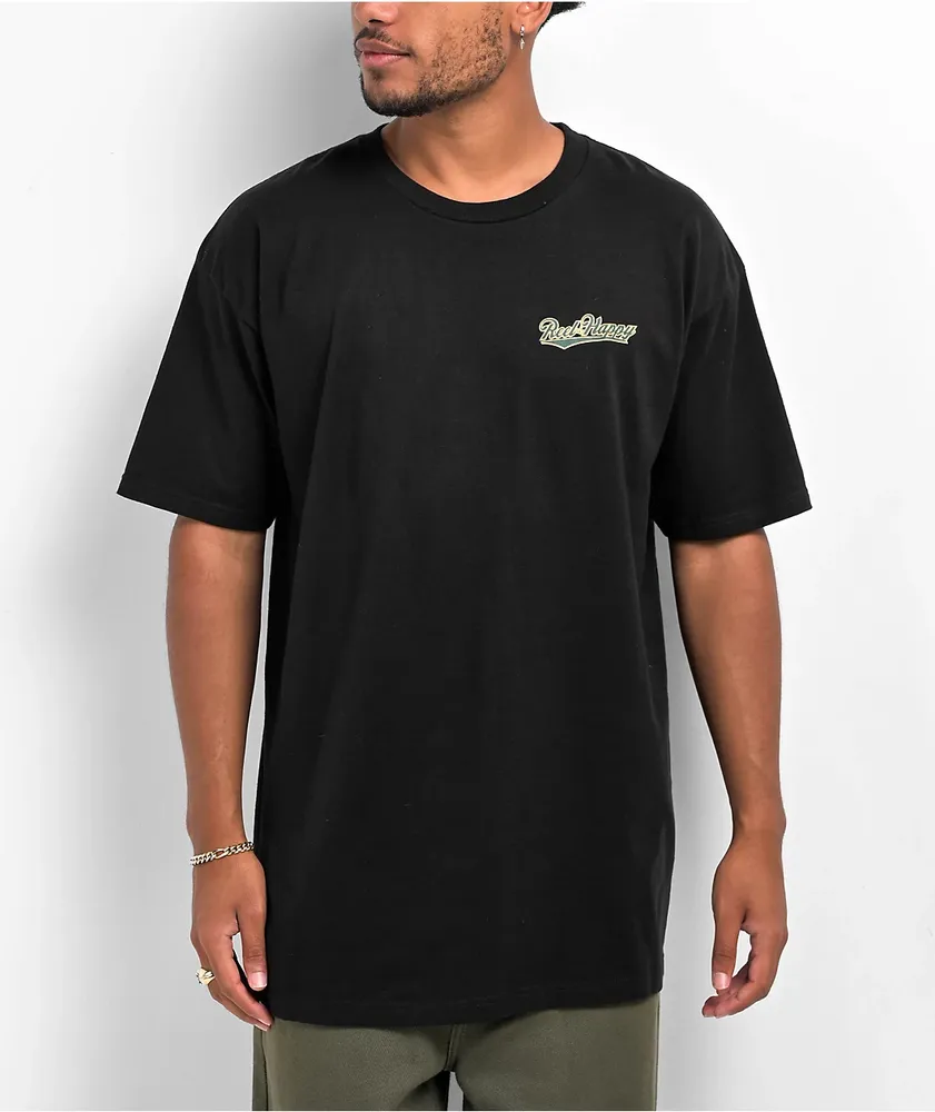 Reel Happy Co. Bass Life Black T-Shirt