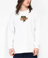 Reel Happy Co. Brutal Breakout White Long Sleeve T-Shirt