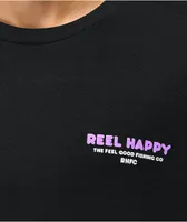 Reel Happy Co. Good Times Black T-Shirt