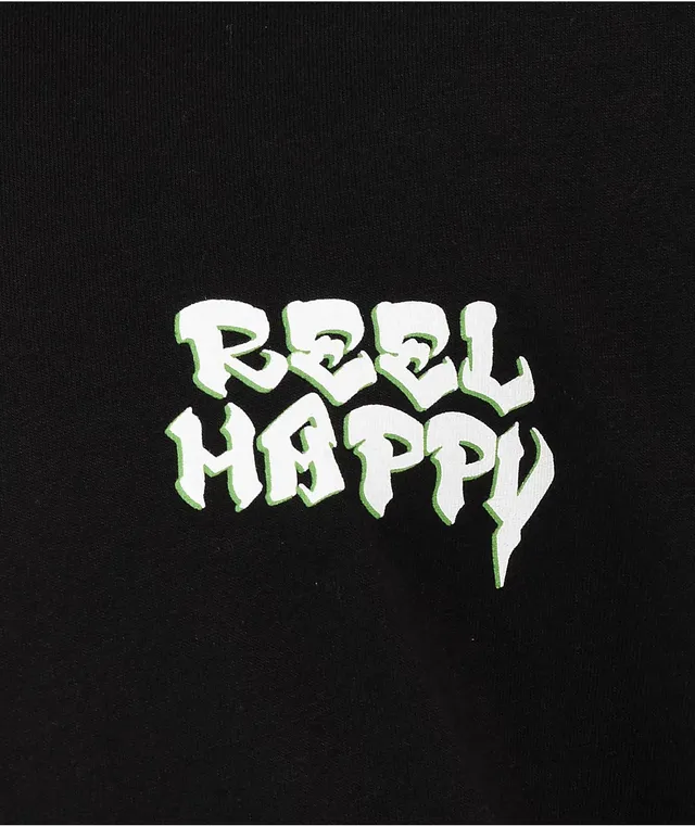 Reel Happy Co. Bass Life Black T-Shirt