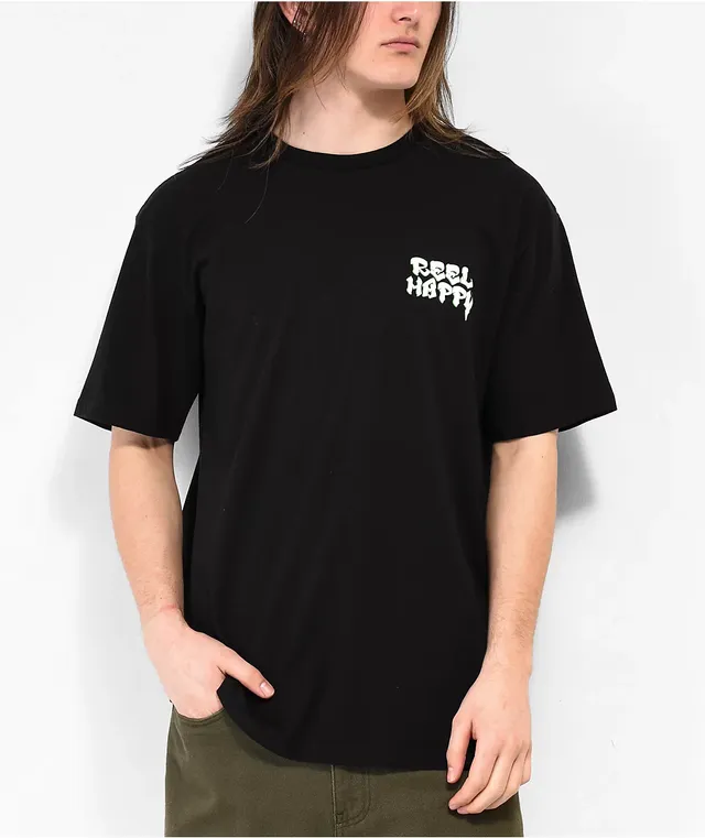 Reel Happy Co. Bass Life Black T-Shirt