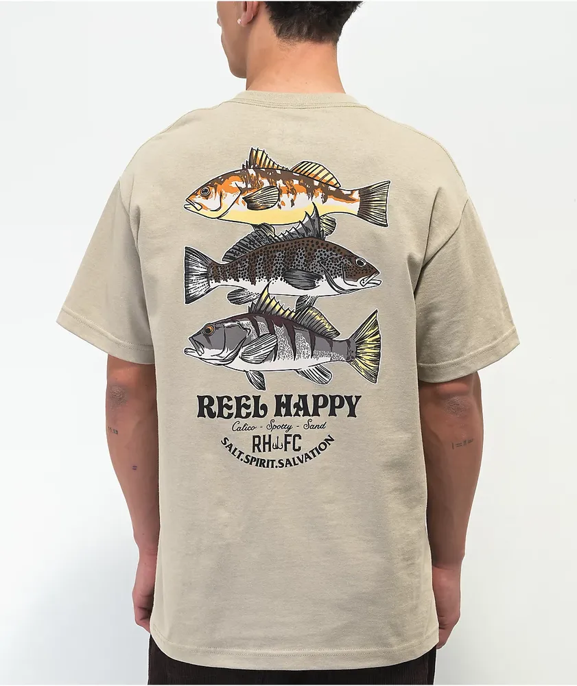 Reel Happy Co. Masu Sand T-Shirt