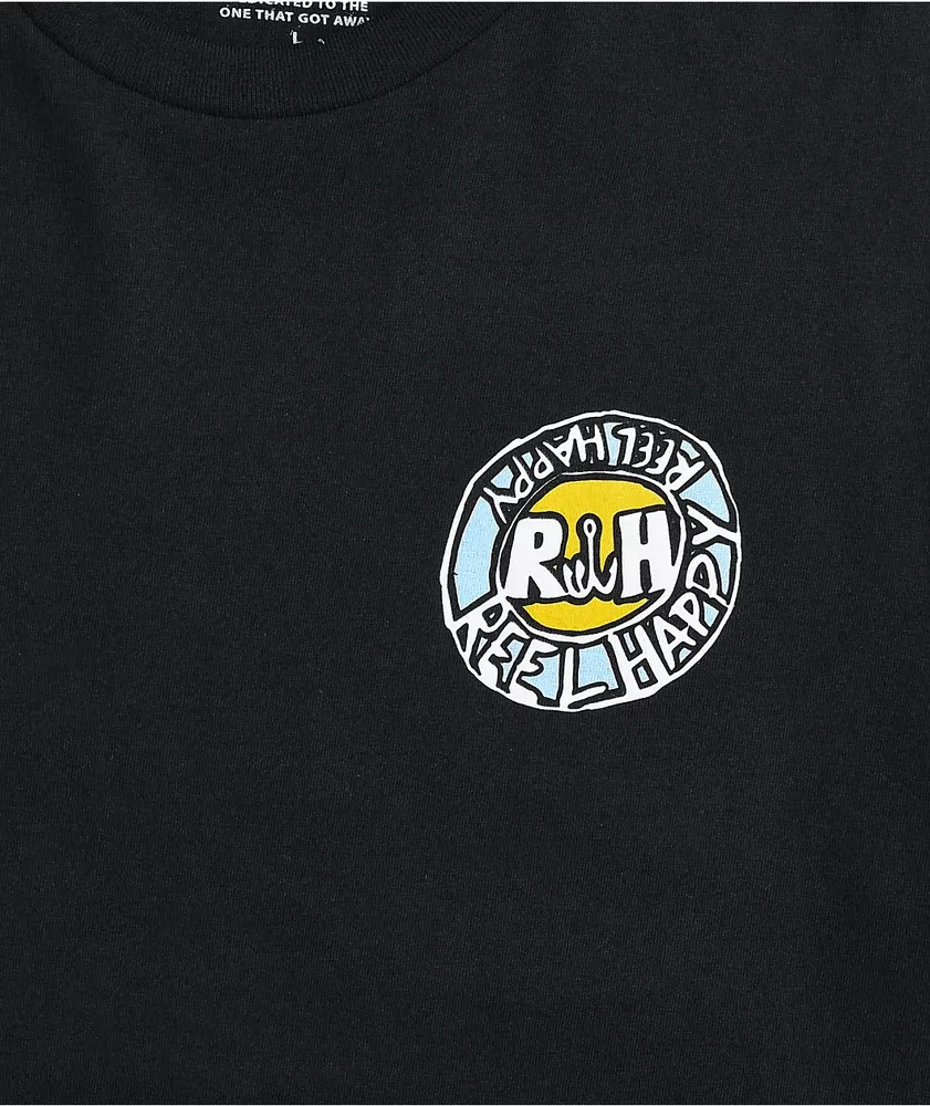 Reel Happy Co. Slappies Black T-Shirt