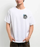 Reel Happy Co. The Chase White T-Shirt