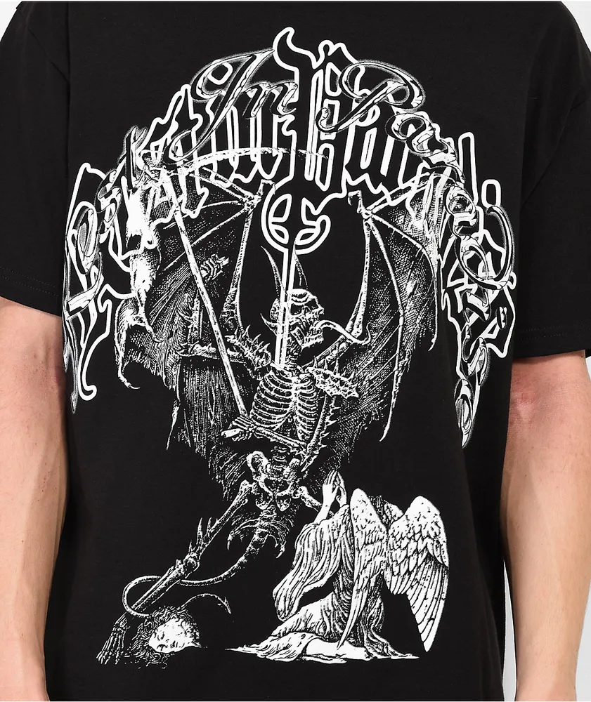 Rest In Paradise Dragon bones Black T-Shirt