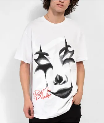 Rest In Paradise Mask White T-Shirt