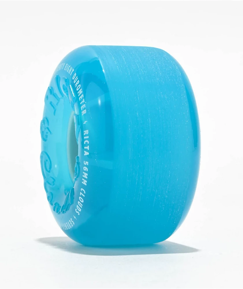 Ricta Clouds 56mm 78a Blue Clear Crusier Skateboard Wheels