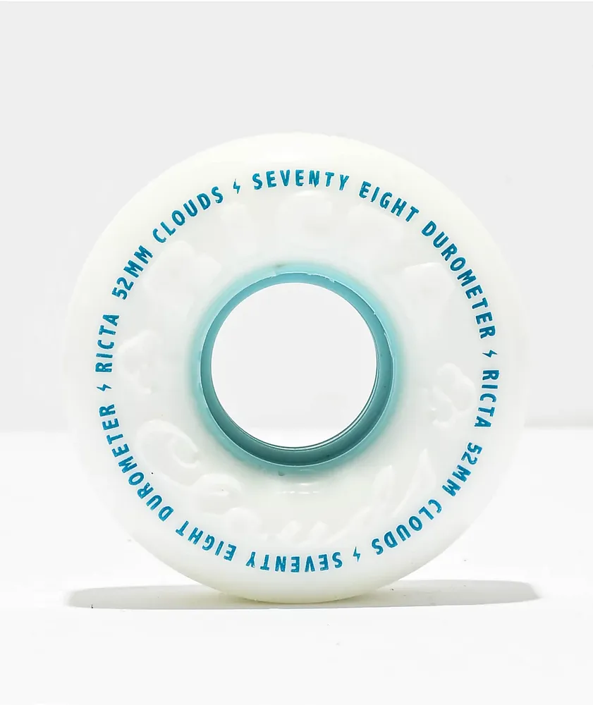 Ricta Clouds White 52mm 78a Skateboard Wheels