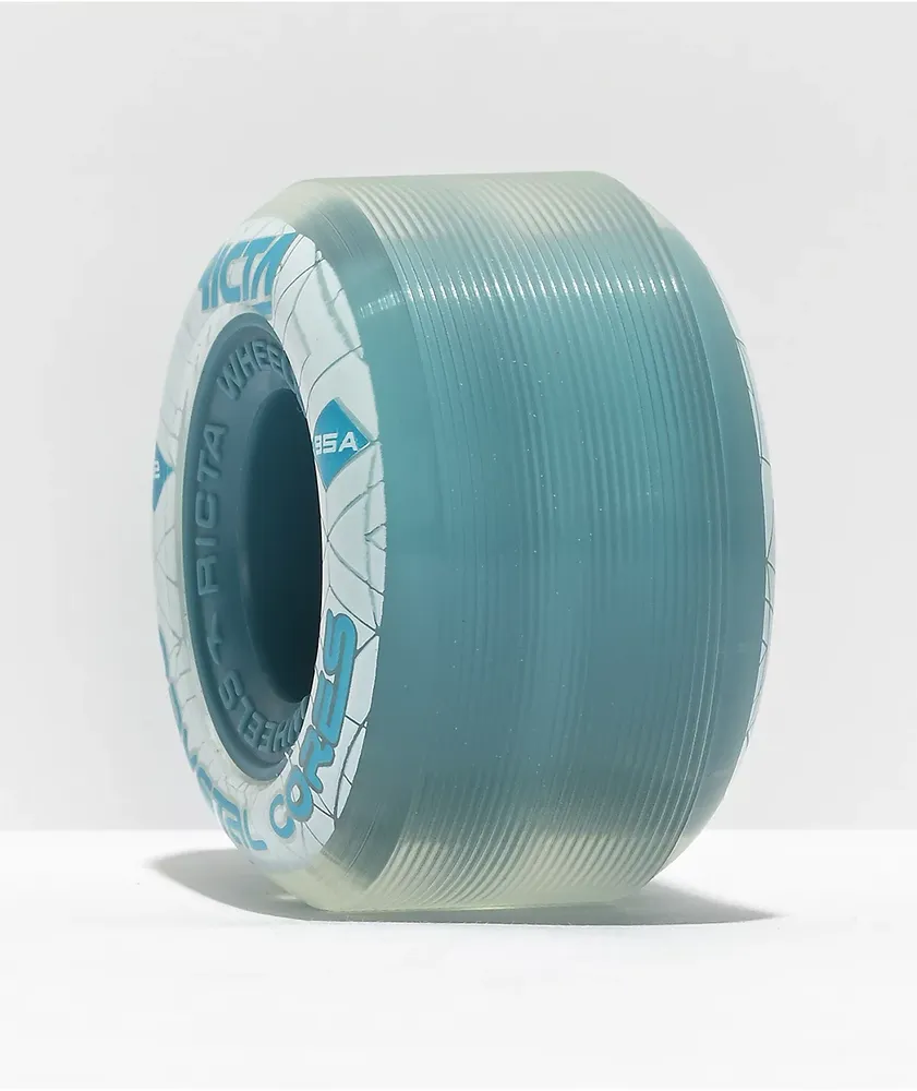 Ricta Crystal Cores 52mm 95a Blue Skateboard Wheels