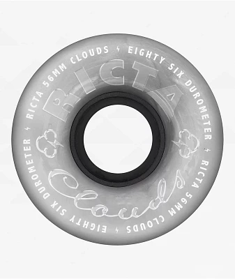 Ricta Metallic Clouds 56mm 86a Silver Cruiser Skateboard Wheels