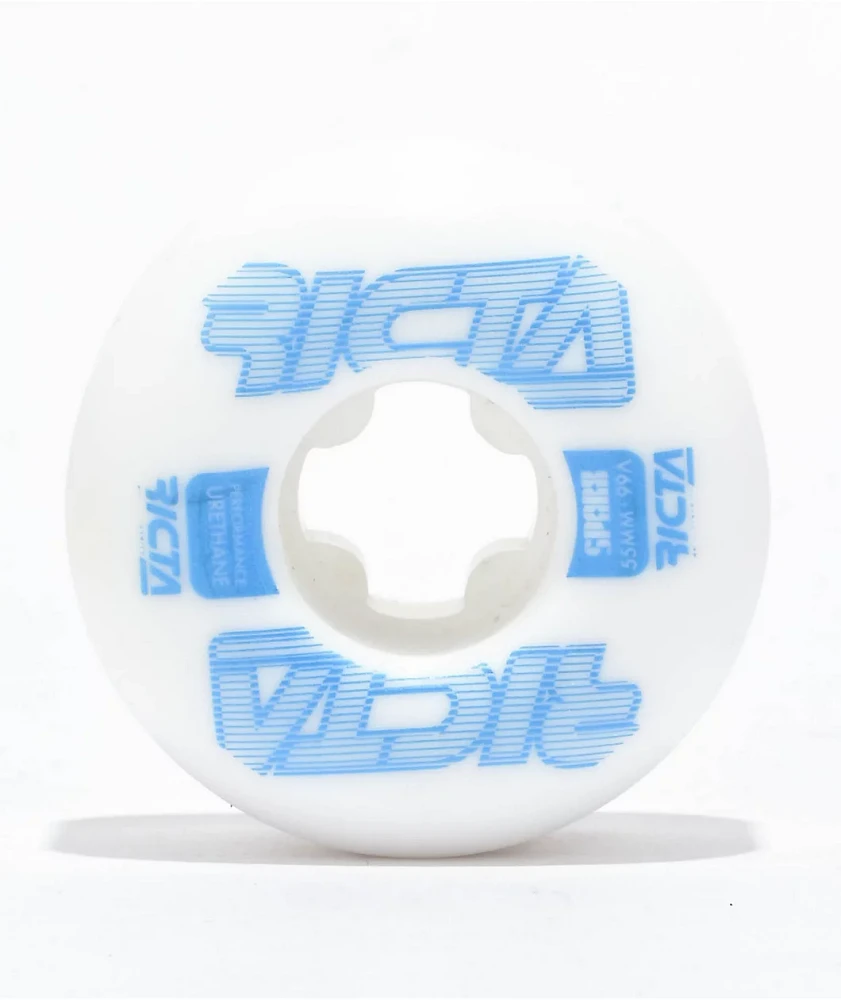 Ricta Sparkx Framework 55mm 99a White Skateboard Wheels