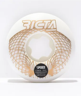 Ricta Sparx Wireframe 53mm 99a Black Skateboard Wheels
