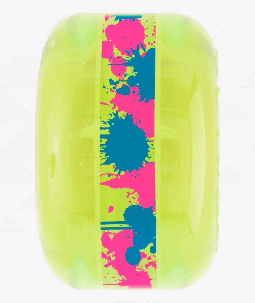 Ricta Splatter Cam Clouds 54mm 78a Green Cruiser Skateboard Wheels