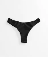 Rio De Sol Frufru Shimmer Black Bikini Bottom