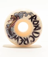 Road Crew Snake 52mm 99a White Skateboard Wheels