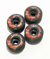 Road Crew Tiki Talk 58mm 99a Black & Grey Skateboard Wheels