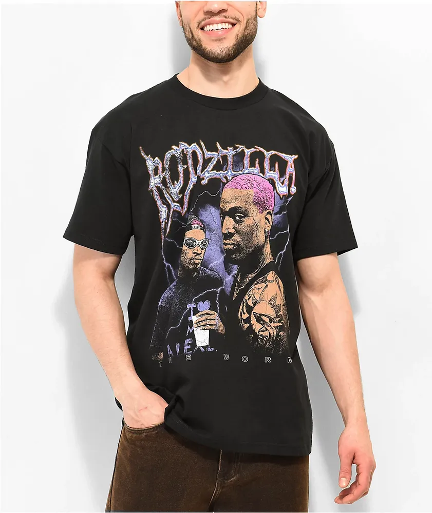 Rodman Apparel  Rodzilla Lightning Black T-Shirt