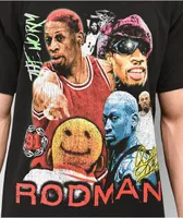 Rodman Apparel  Worm Collage Black T-Shirt