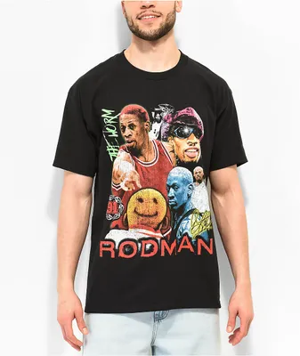 Rodman Apparel  Worm Collage Black T-Shirt