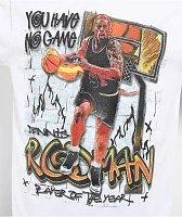 Rodman Apparel Art Of The Dribble White T-Shirt