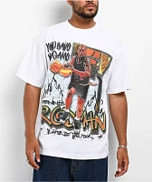 Rodman Apparel Art Of The Dribble White T-Shirt